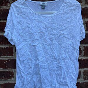 Old Navy White Scoop Neck Blouse